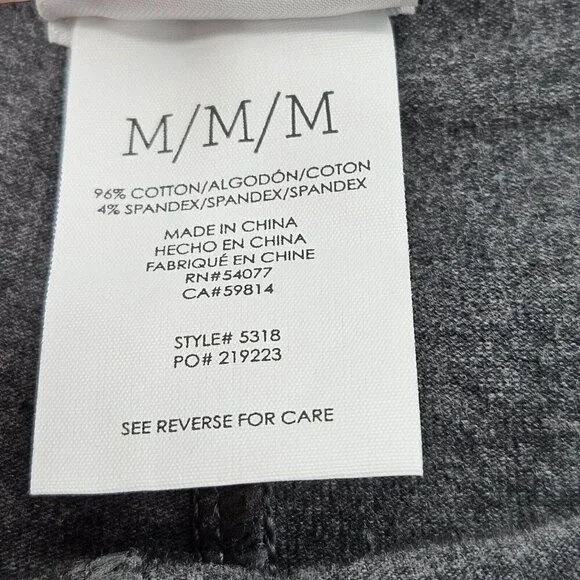 Cabi Skirted M'Leggings Skirted Leggings Heather Gray Women’s Size M Minimalist - Picture 6 of 10